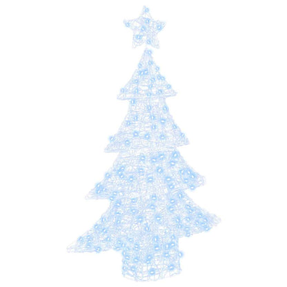 Julgran 100 LED-lampor Kallvit 120 cm Akryl