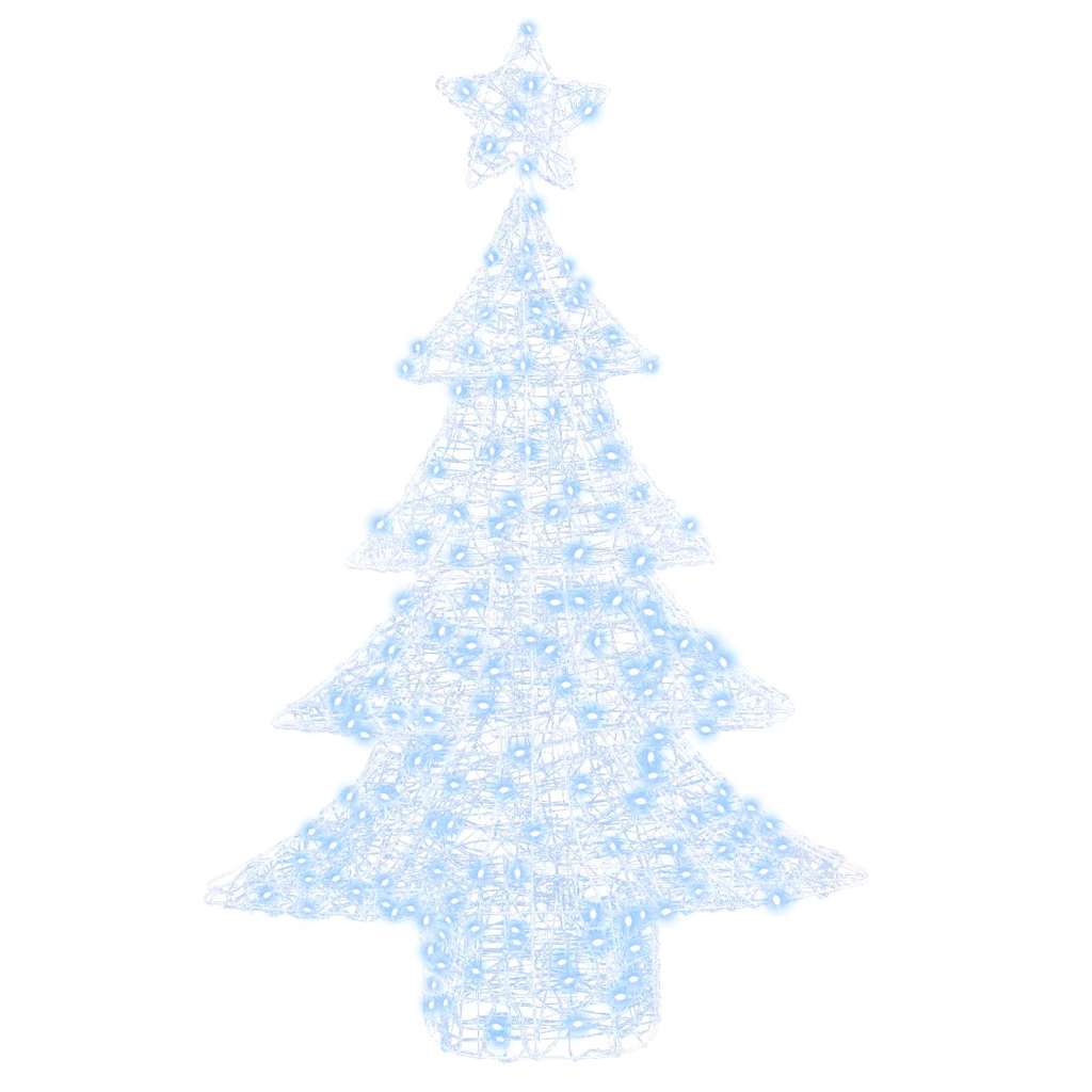 Julgran 100 LED-lampor Kallvit 120 cm Akryl