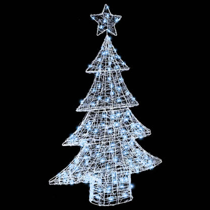Julgran 100 LED-lampor Kallvit 120 cm Akryl