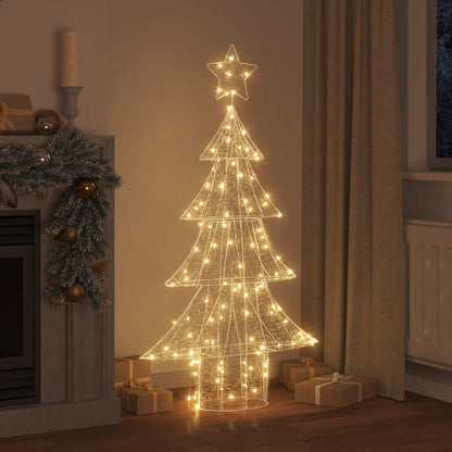 Julgran 160 LED-lampor Varmvit 150 cm Akryl