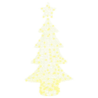 Julgran 160 LED-lampor Varmvit 150 cm Akryl