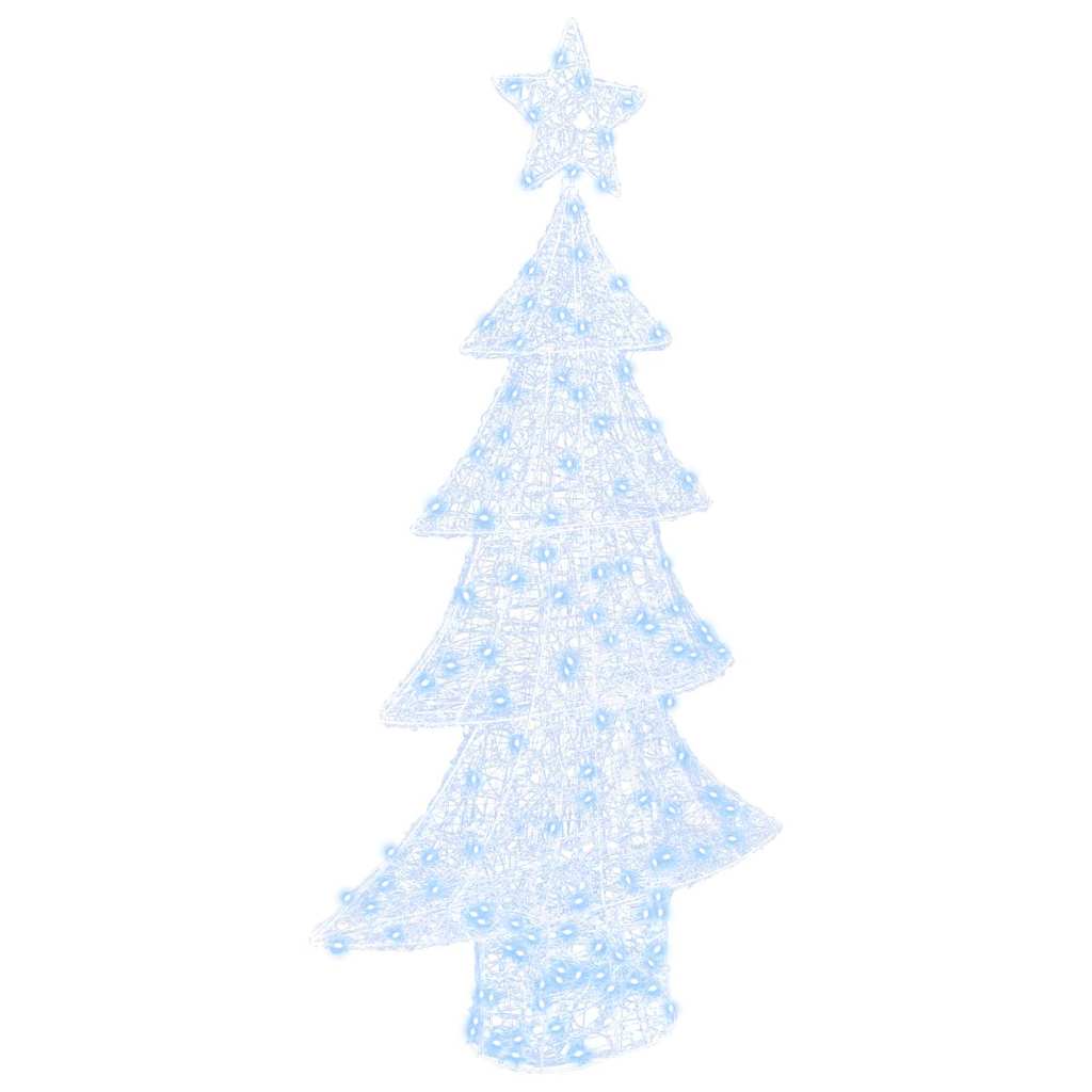 Julgran 160 LED-lampor Kallvit 150 cm Akryl