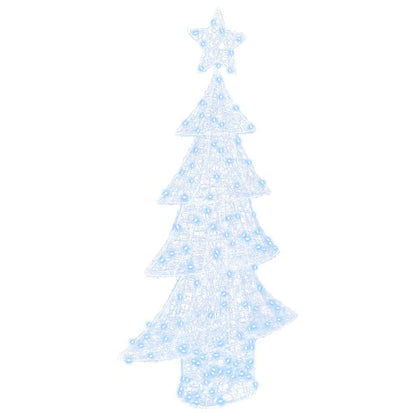 Julgran 160 LED-lampor Kallvit 150 cm Akryl