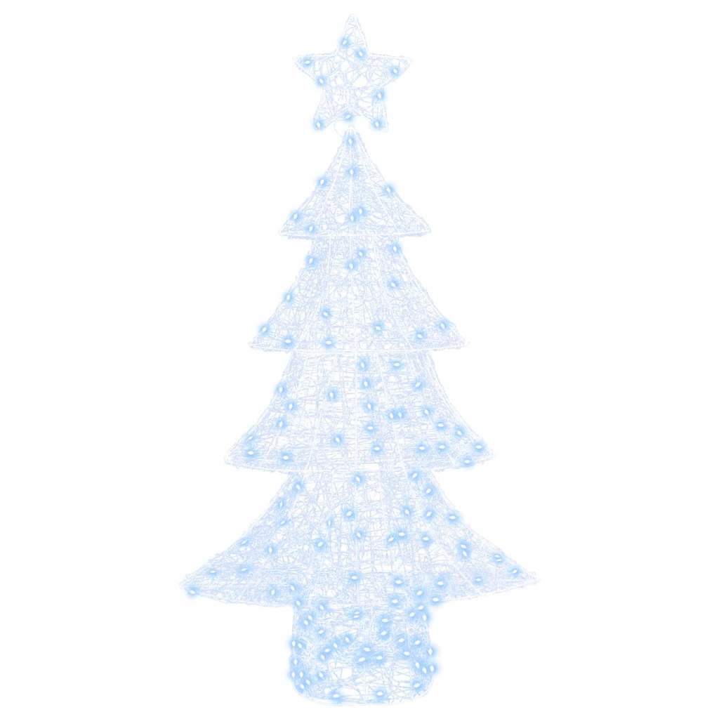 Julgran 160 LED-lampor Kallvit 150 cm Akryl