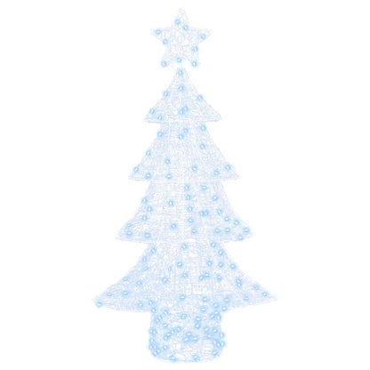 Julgran 160 LED-lampor Kallvit 150 cm Akryl