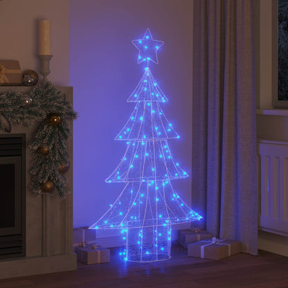 Julgran 160 LED-lampor Blå 150 cm Akryl