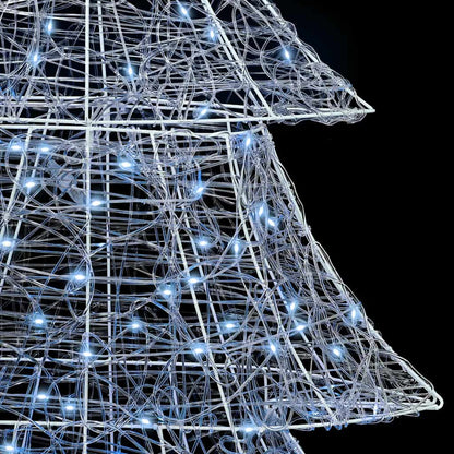 Julgran i Akryl med 240 LED-lampor Kallvit 180 cm