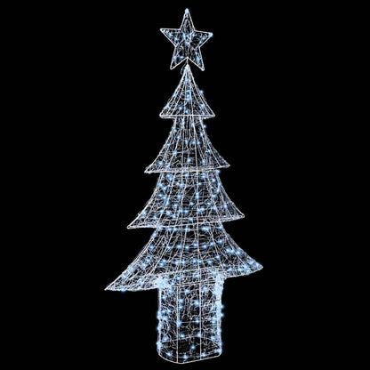 Julgran 240 LED-lampor Kallvit 180 cm Akryl
