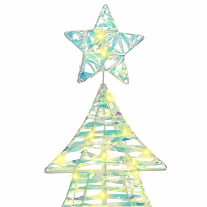 Julgran 120 LED-lampor Varmvit 120,5 cm PET