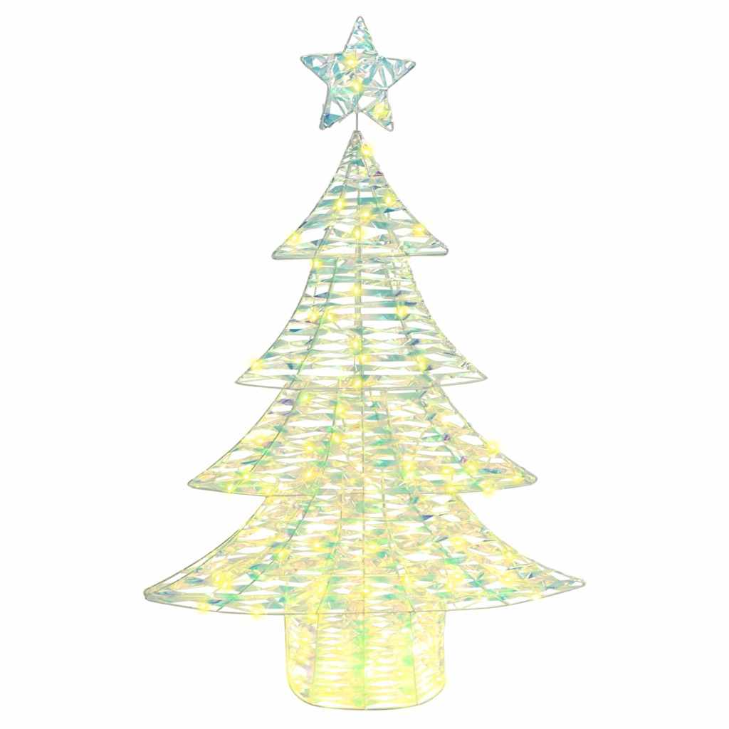 Julgran 120 LED-lampor Varmvit 120,5 cm PET