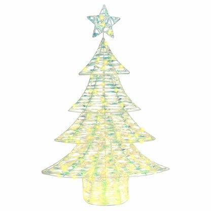 Julgran 120 LED-lampor Varmvit 120,5 cm PET