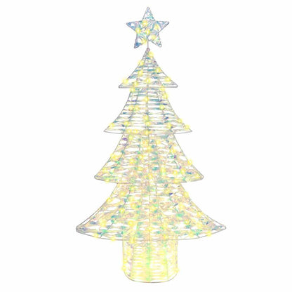 Julgran 160 LED-lampor Varmvit 150 cm PET