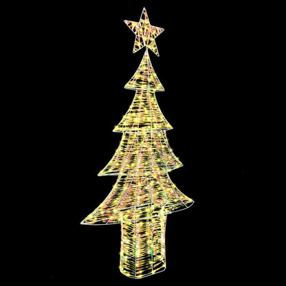 Julgran 240 LED-lampor Varmvit 181 cm PET