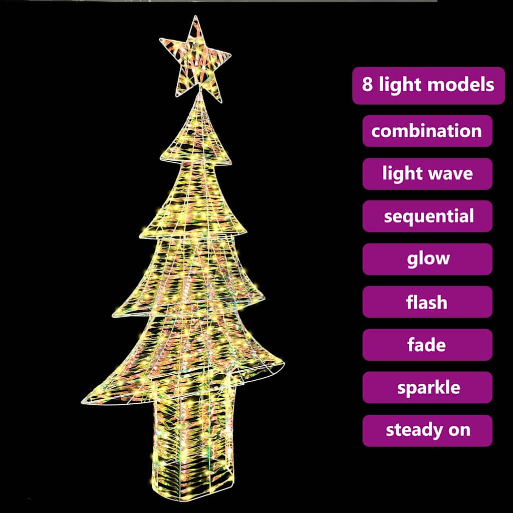 Julgran 240 LED-lampor Varmvit 181 cm PET