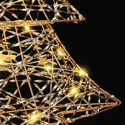 Julgran 120 LED-lampor Varmvit 120,5 cm PET