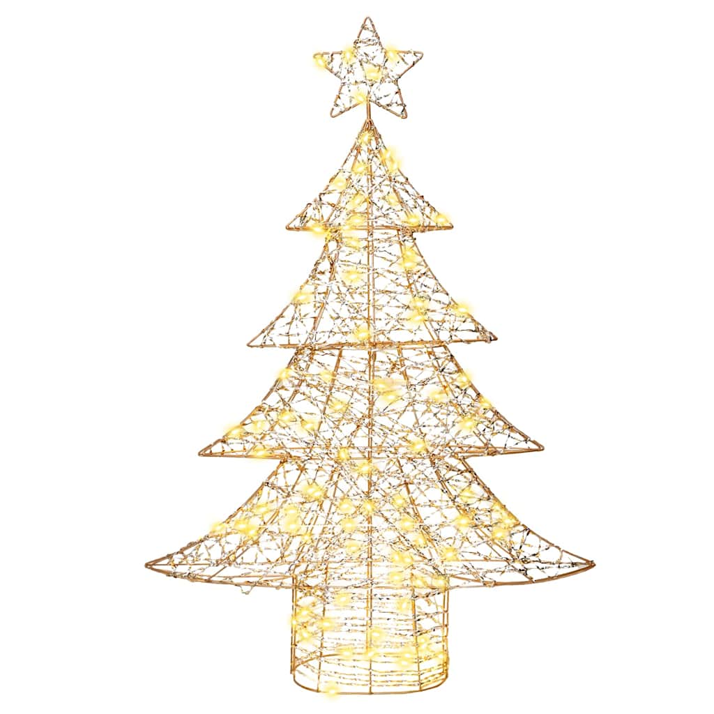 Julgran 120 LED-lampor Varmvit 120,5 cm PET