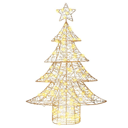 Julgran 120 LED-lampor Varmvit 120,5 cm PET