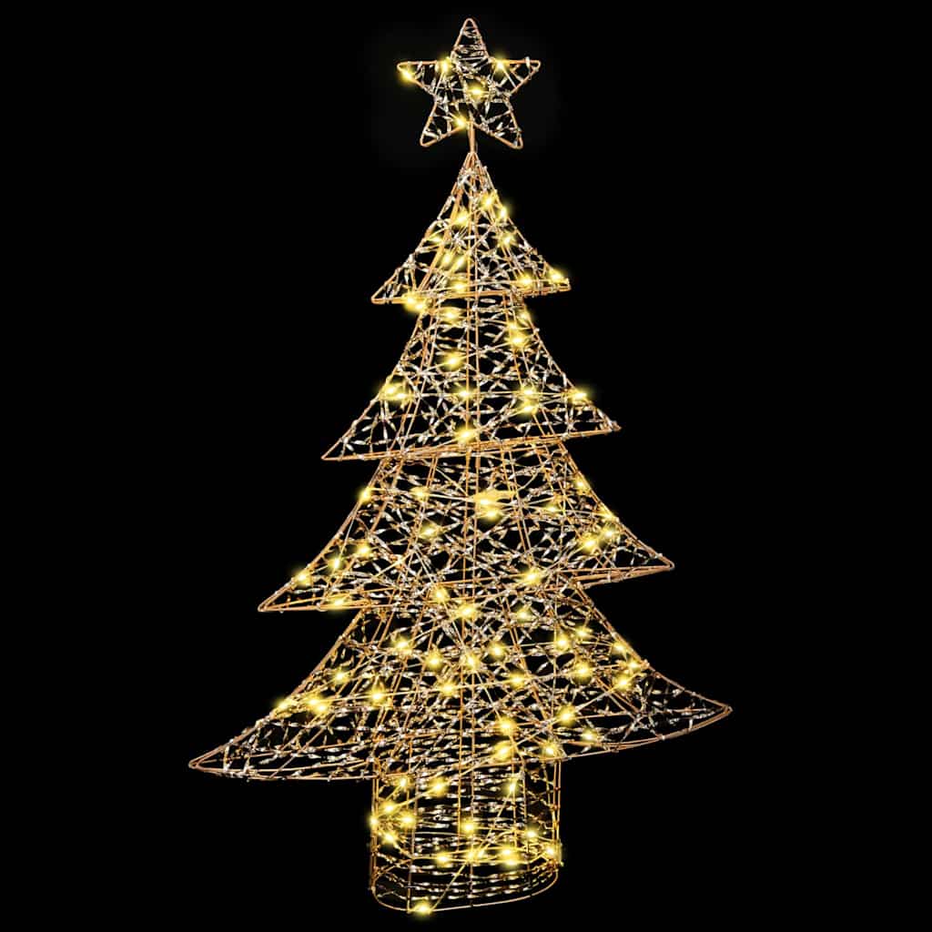 Julgran 120 LED-lampor Varmvit 120,5 cm PET