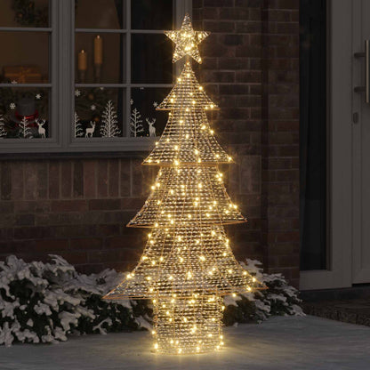 Julgran 160 LED-lampor Varmvit 151 cm PET