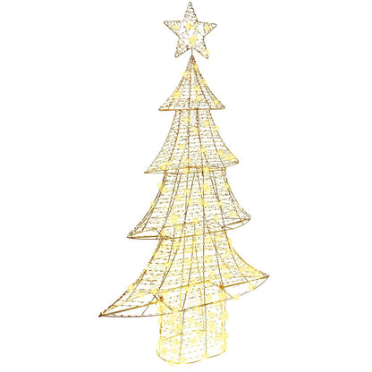 Julgran 160 LED-lampor Varmvit 151 cm PET