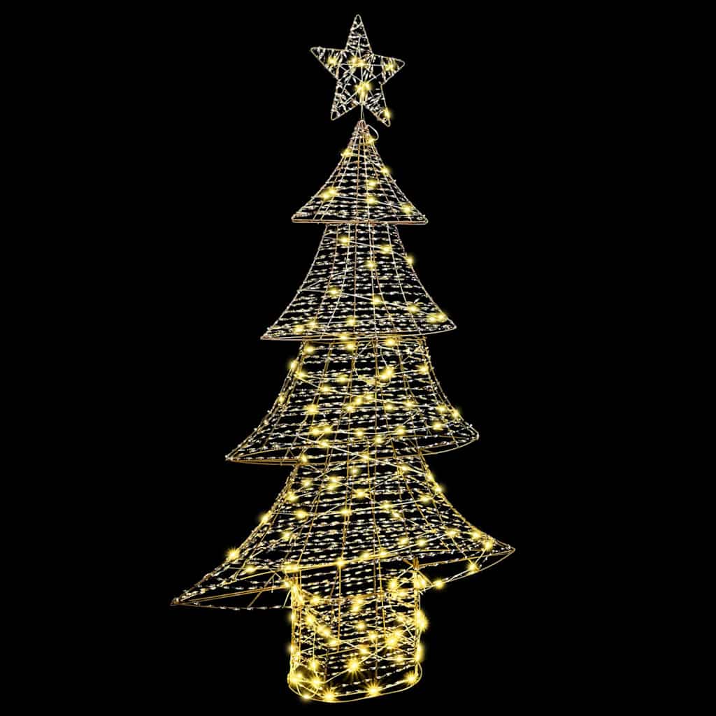 Julgran 160 LED-lampor Varmvit 151 cm PET