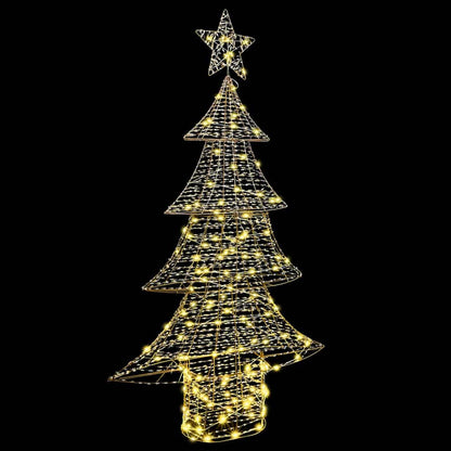 Julgran 160 LED-lampor Varmvit 151 cm PET