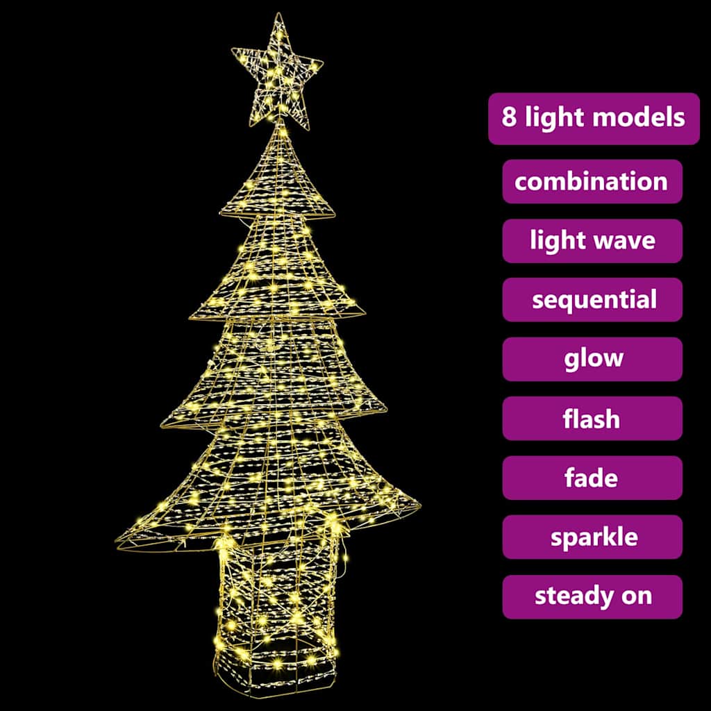 Julgran 240 LED-lampor Varmvit 181 cm PET