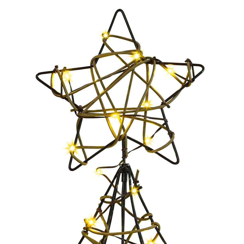 Julgran 120 LED-lampor Varmvit 150 cm Rotting