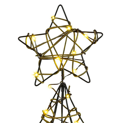 Julgran 120 LED-lampor Varmvit 150 cm Rotting