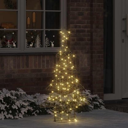 Julgran 120 LED-lampor Varmvit 150 cm Rotting
