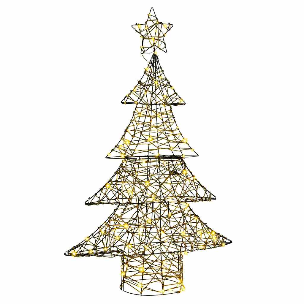Julgran 120 LED-lampor Varmvit 150 cm Rotting