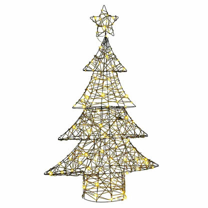 Julgran 120 LED-lampor Varmvit 150 cm Rotting