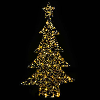 Julgran 120 LED-lampor Varmvit 150 cm Rotting