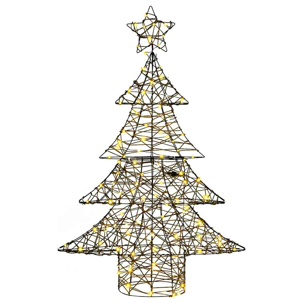 Julgran 120 LED-lampor Varmvit 150 cm Rotting