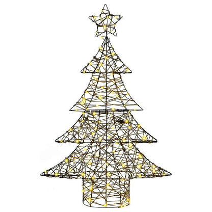 Julgran 120 LED-lampor Varmvit 150 cm Rotting