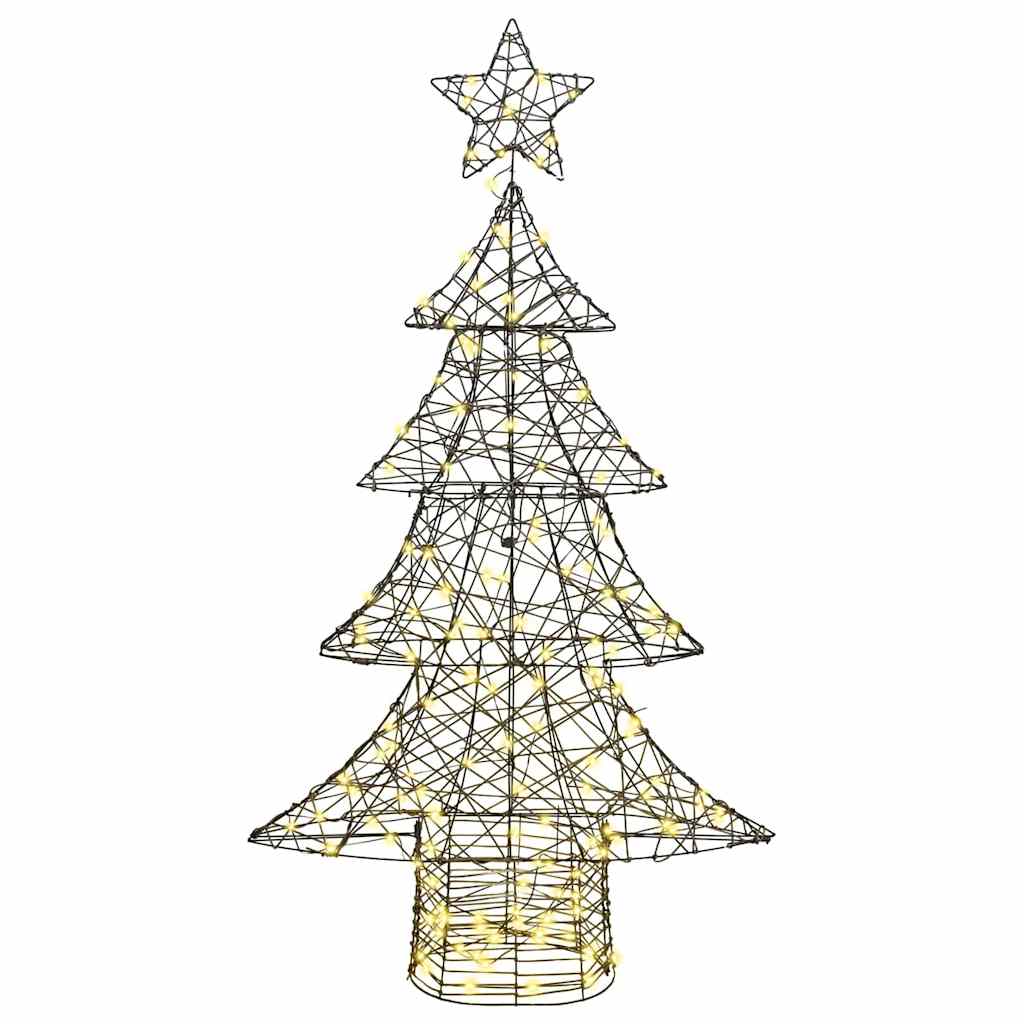 Julgran 160 LED-lampor Varmvit 150 cm Rotting