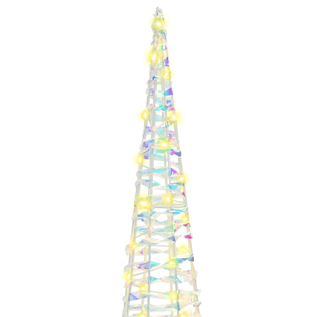 Julgran 3 st 90 LED-lampor Varmvit 20 x 20 x 80 cm PET