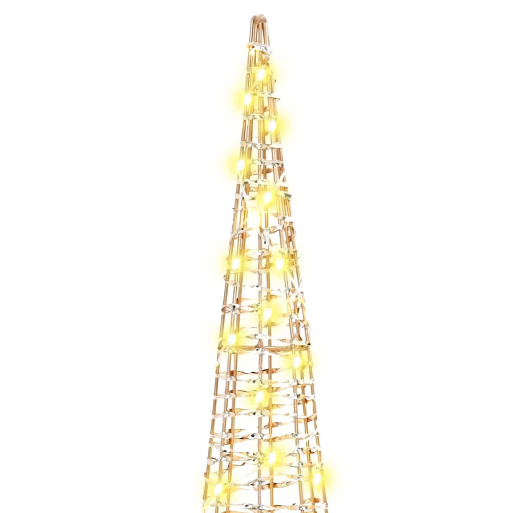 Julgran 3 st 90 LED-lampor Varmvit 20 x 20 x 80 cm PET