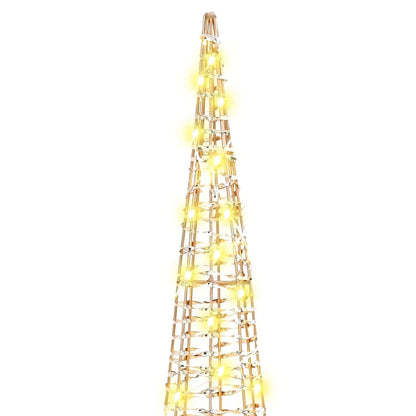 Julgran 3 st 90 LED-lampor Varmvit 20 x 20 x 80 cm PET