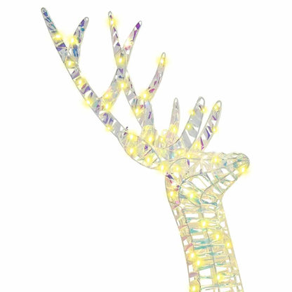 3D Ren 140 LED-lampor Varmvit 128 cm PET