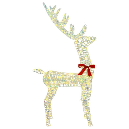 3D Ren 140 LED-lampor Varmvit 128 cm PET