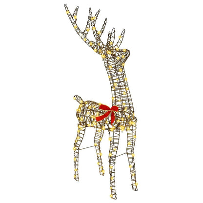 3D Ren 140 LED-lampor Varmvit 70 x 41 x 128 cm Rotting