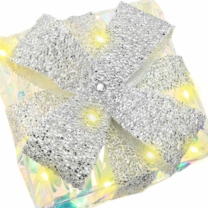 Ljusande julklapp 3 st 150 LED-lampor Varmvit