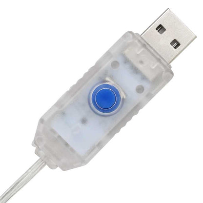 3D Stjärna 50 LED-lampor Varmvit 55 x 53.5 x 10 cm Akryl