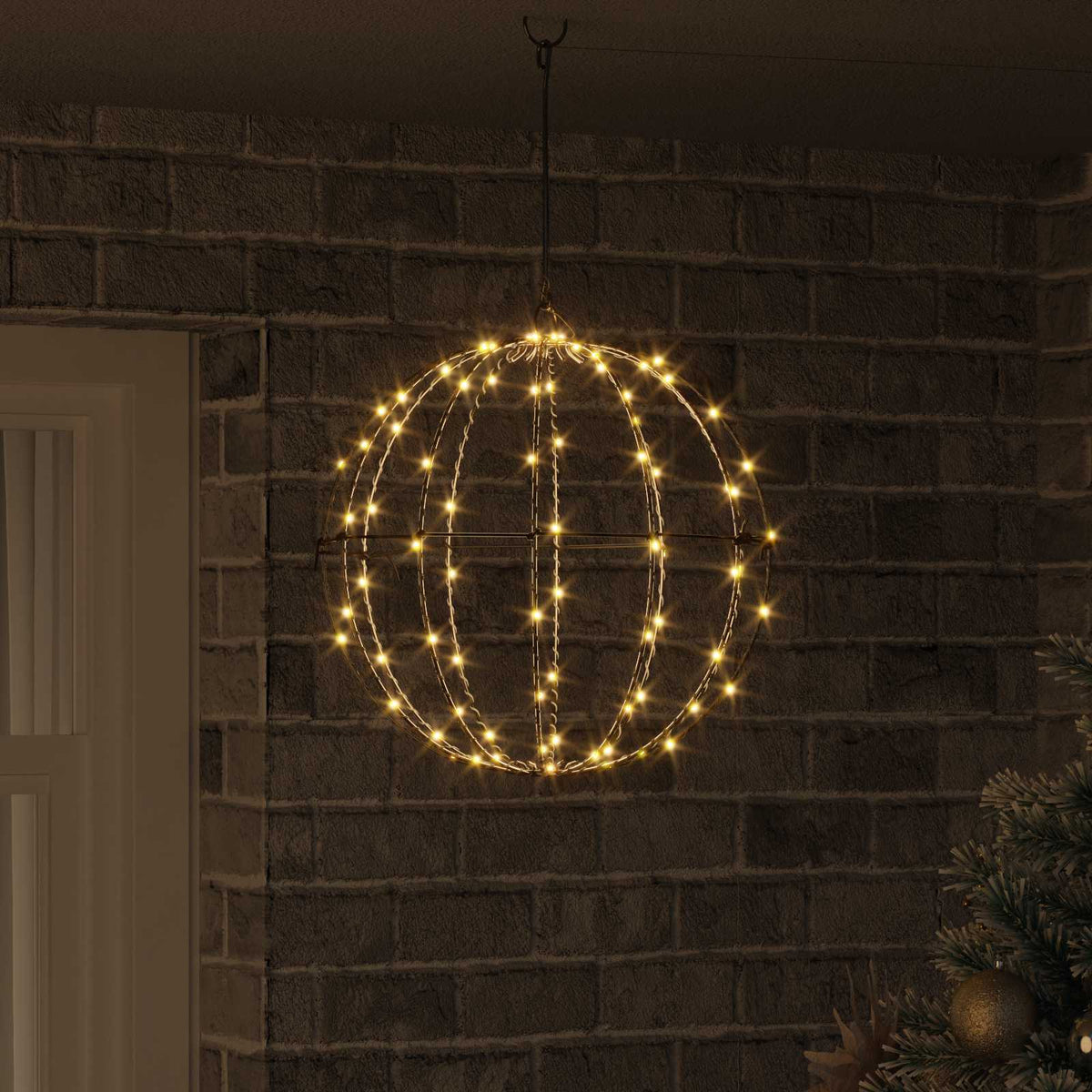 Ball Varmvit 40 x 40 x 42 cm Metall 120 LED-lampor