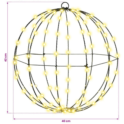 Ball Varmvit 40 x 40 x 42 cm Metall 120 LED-lampor