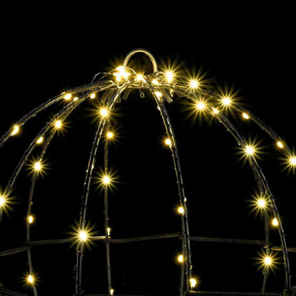 Ball 2 st Varmvit 30 x 30 x 32 cm Metall 192 LED-lampor