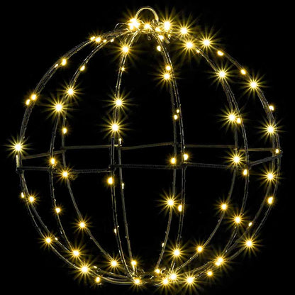 Ball 2 st Varmvit 30 x 30 x 32 cm Metall 192 LED-lampor