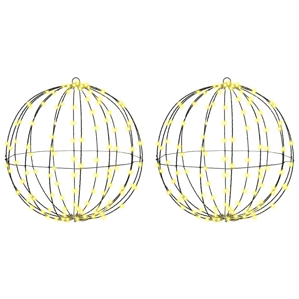 Ball 2 st Varmvit 50 x 50 x 52 cm Metall 320 LED-lampor