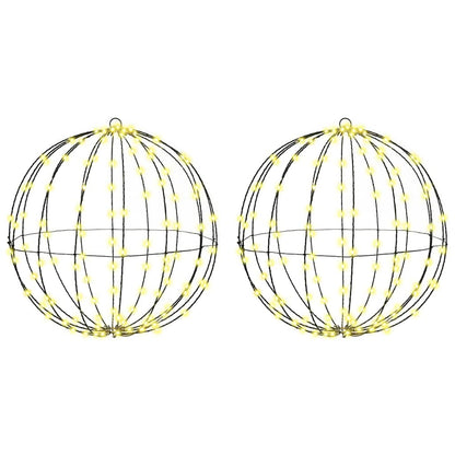 Ball 2 st Varmvit 50 x 50 x 52 cm Metall 320 LED-lampor